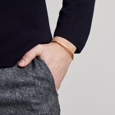  3.5MM CUFF / gold + brown diamond - alexorso