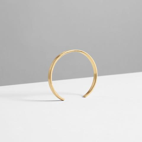  5MM BRUSHED CUFF / gold - alexorso