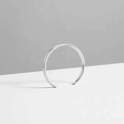 5MM BRUSHED CUFF / silver - alexorso
