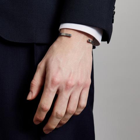  5MM BRUSHED CUFF / silver - alexorso