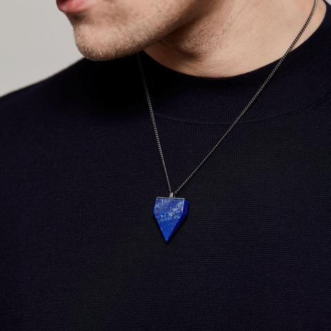  SHARK TOOTH / ruthenium + lapis - alexorso