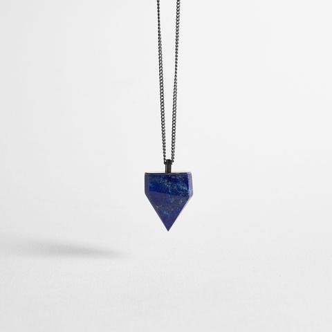  SHARK TOOTH / ruthenium + lapis - alexorso