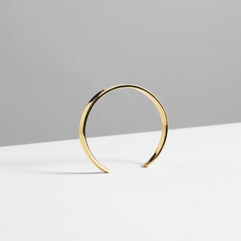 5MM POLISHED CUFF / gold - alexorso