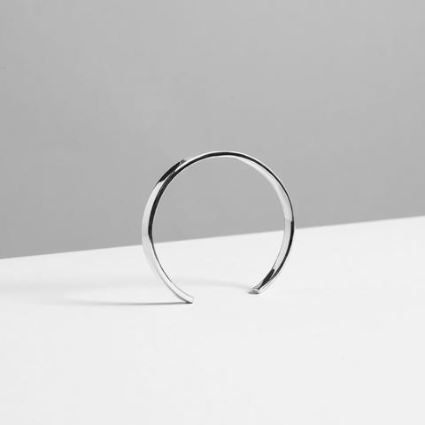 5MM POLISHED CUFF / silver - alexorso