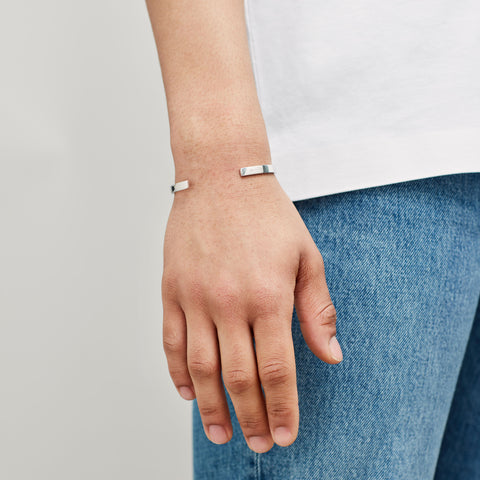  5MM POLISHED CUFF / silver - alexorso
