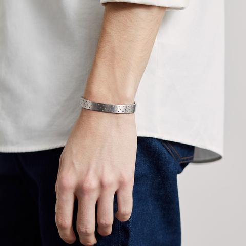 10MM PUNCHED CUFF / Silver - alexorso
