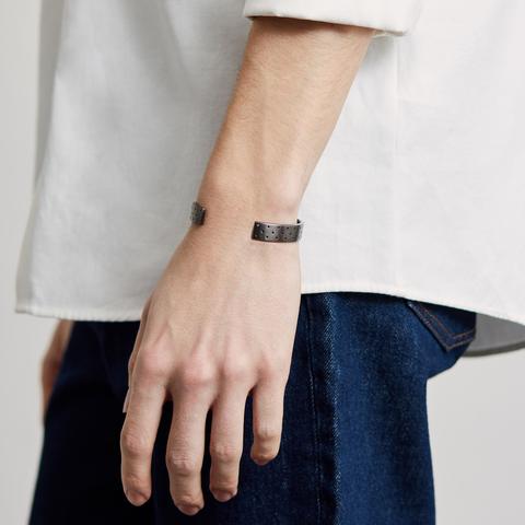 10MM PUNCHED CUFF / Ruthenium - alexorso