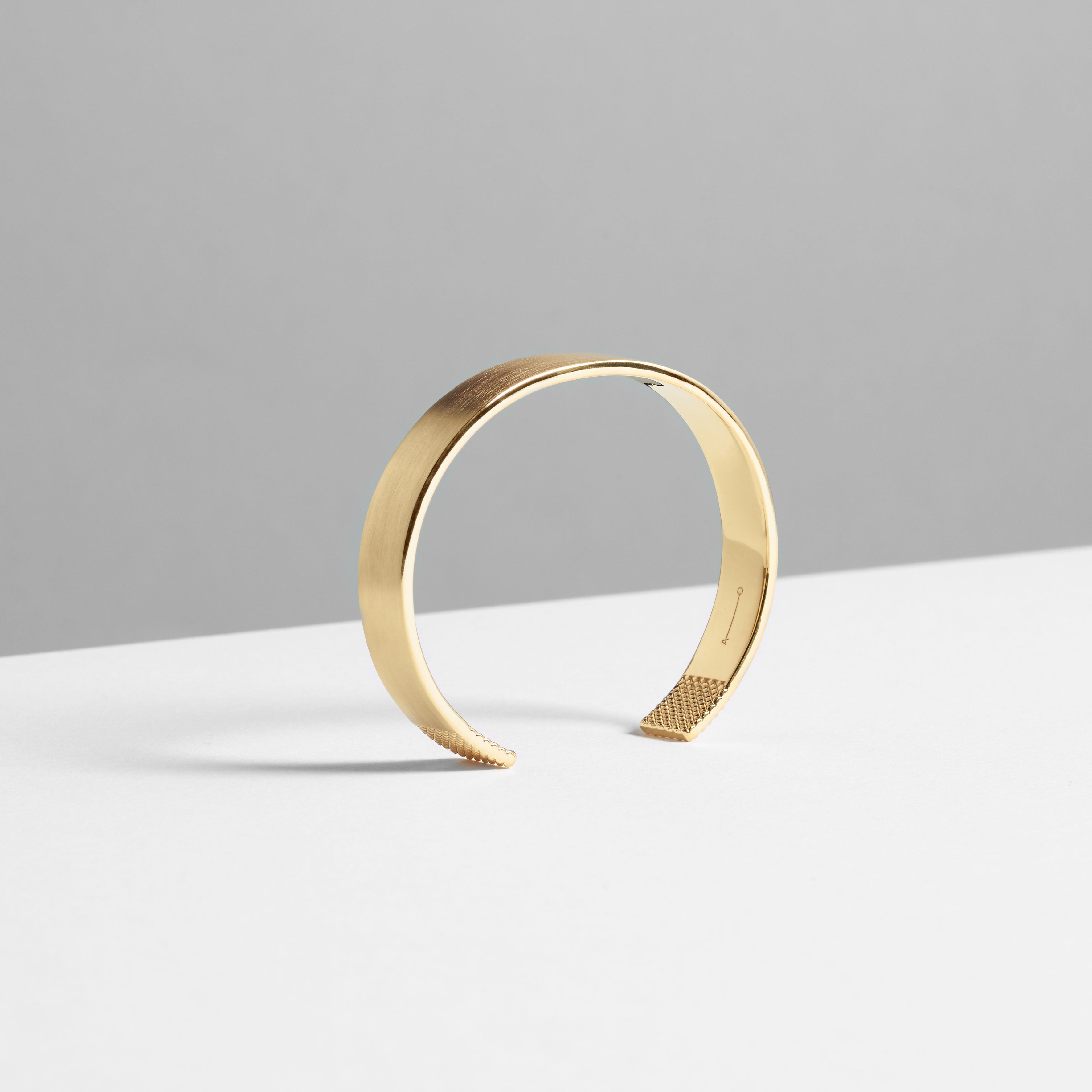 10MM GRID CUFF / Gold - alexorso