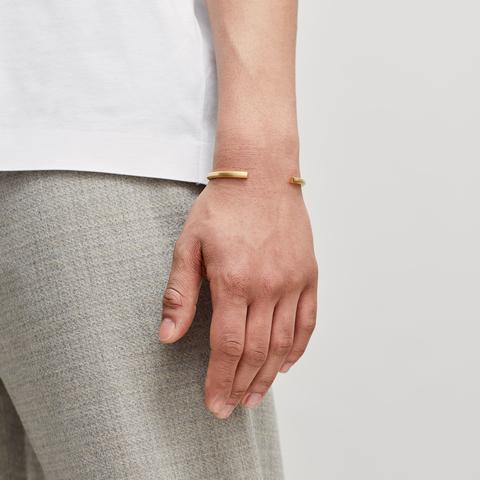 HEXAGON CUFF / gold - alexorso