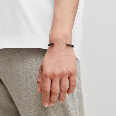 HEXAGON CUFF / Ruthenium - alexorso