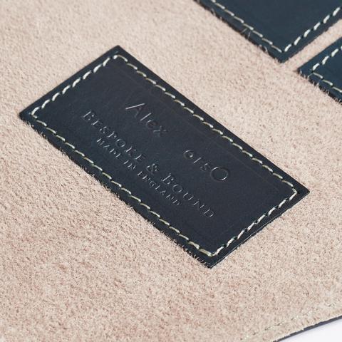 265MM JEWELLERY WALLET / Navy + Grey - alexorso