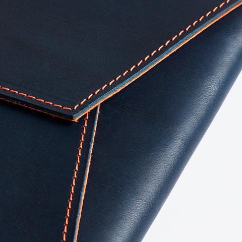  265MM JEWELLERY WALLET / Navy + Orange