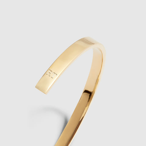  5MM POLISHED CUFF / gold - alexorso